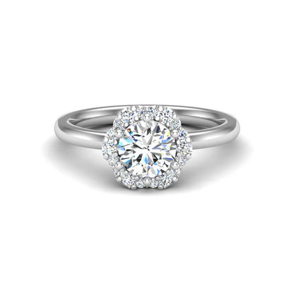 Angel Halo Engagement Ring-Round