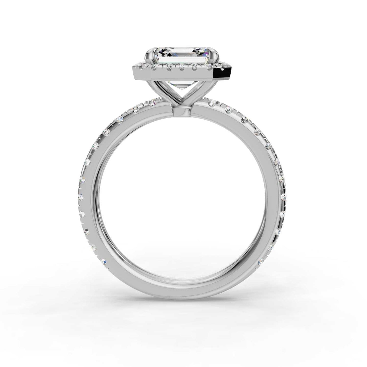 ANGIE ASSCHER HALO ENGAGEMENT RING