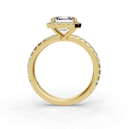 ANGIE ASSCHER HALO ENGAGEMENT RING