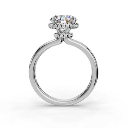 UNA ORTU STELLA HALO ENGAGEMENT RING