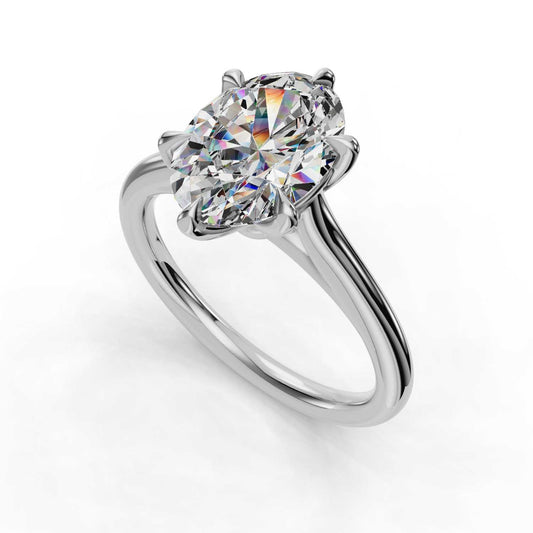 Emma Oval Solitaire Engagement Ring