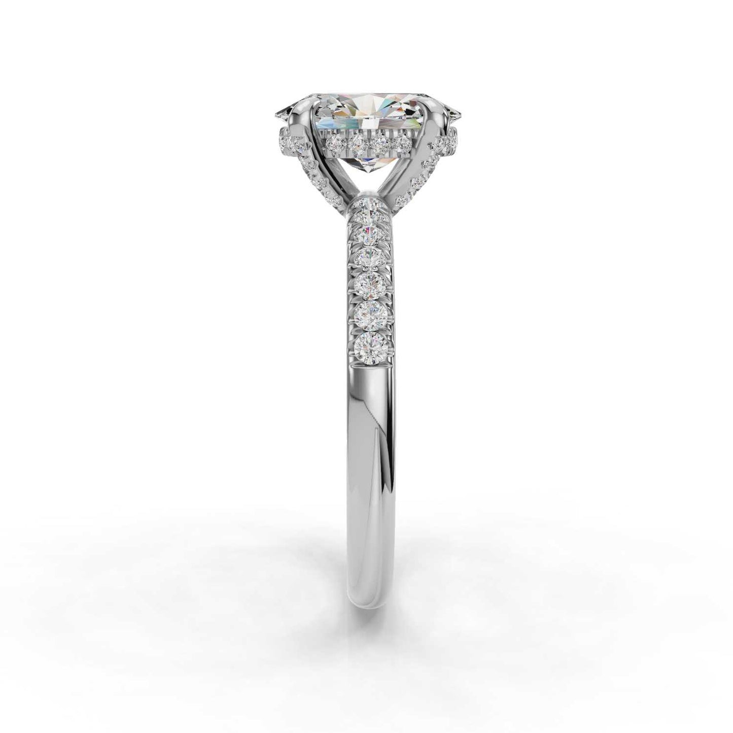 Omnia Engagement Ring-Oval