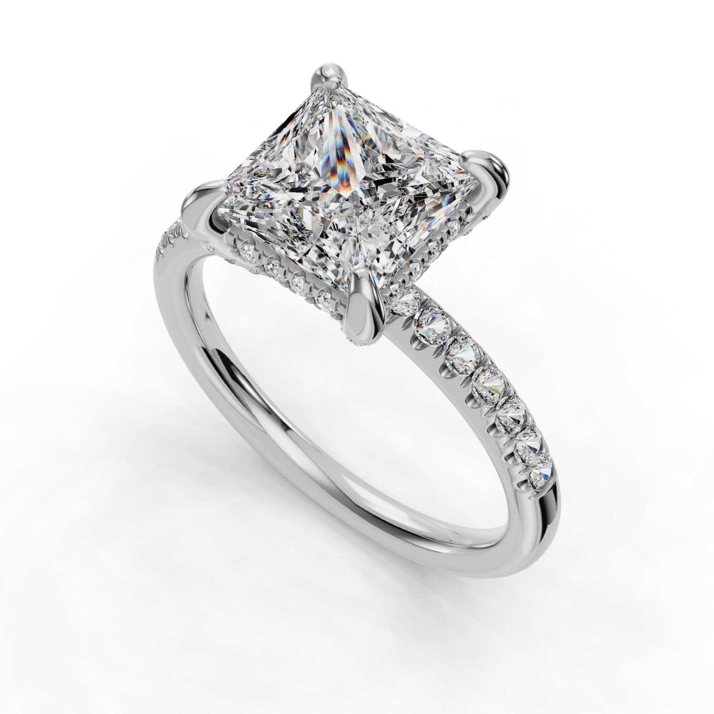 Omnia Engagement Ring-Princess