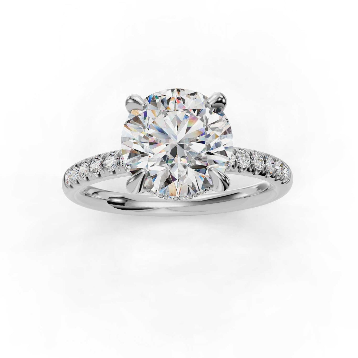 Omnia Engagement Ring-Round