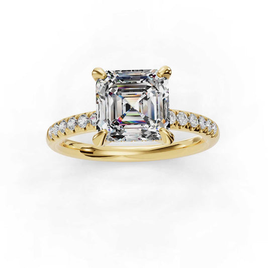 Omnia Engagement Ring-Asscher