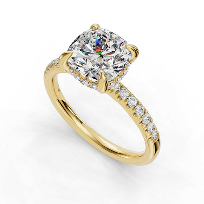 Omnia Engagement Ring-Cushion