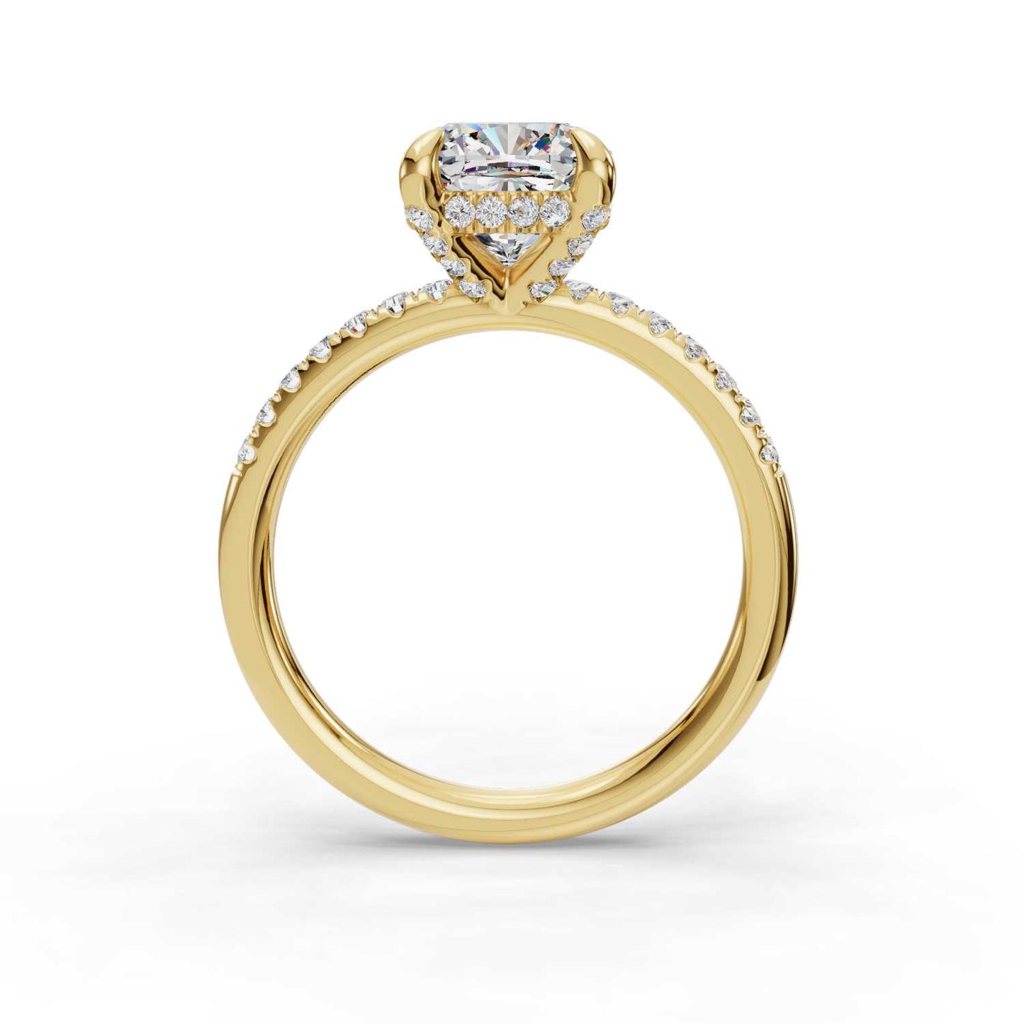 Omnia Engagement Ring-Cushion