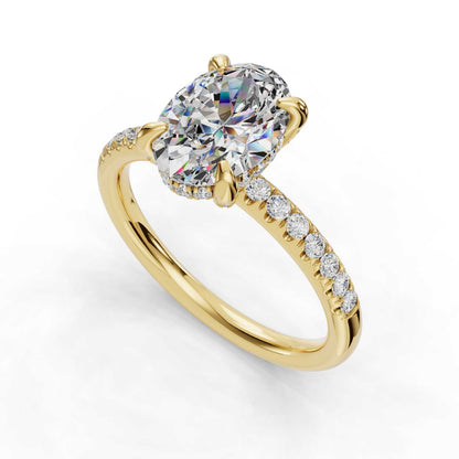 Omnia Engagement Ring-Oval