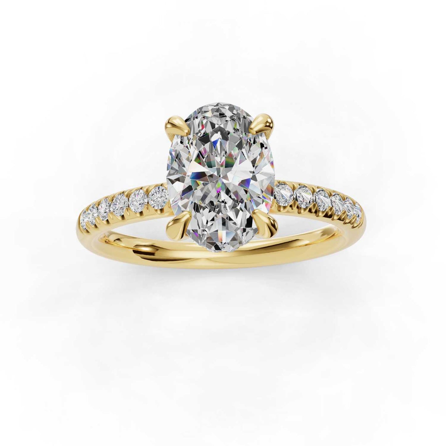 Omnia Engagement Ring-Oval