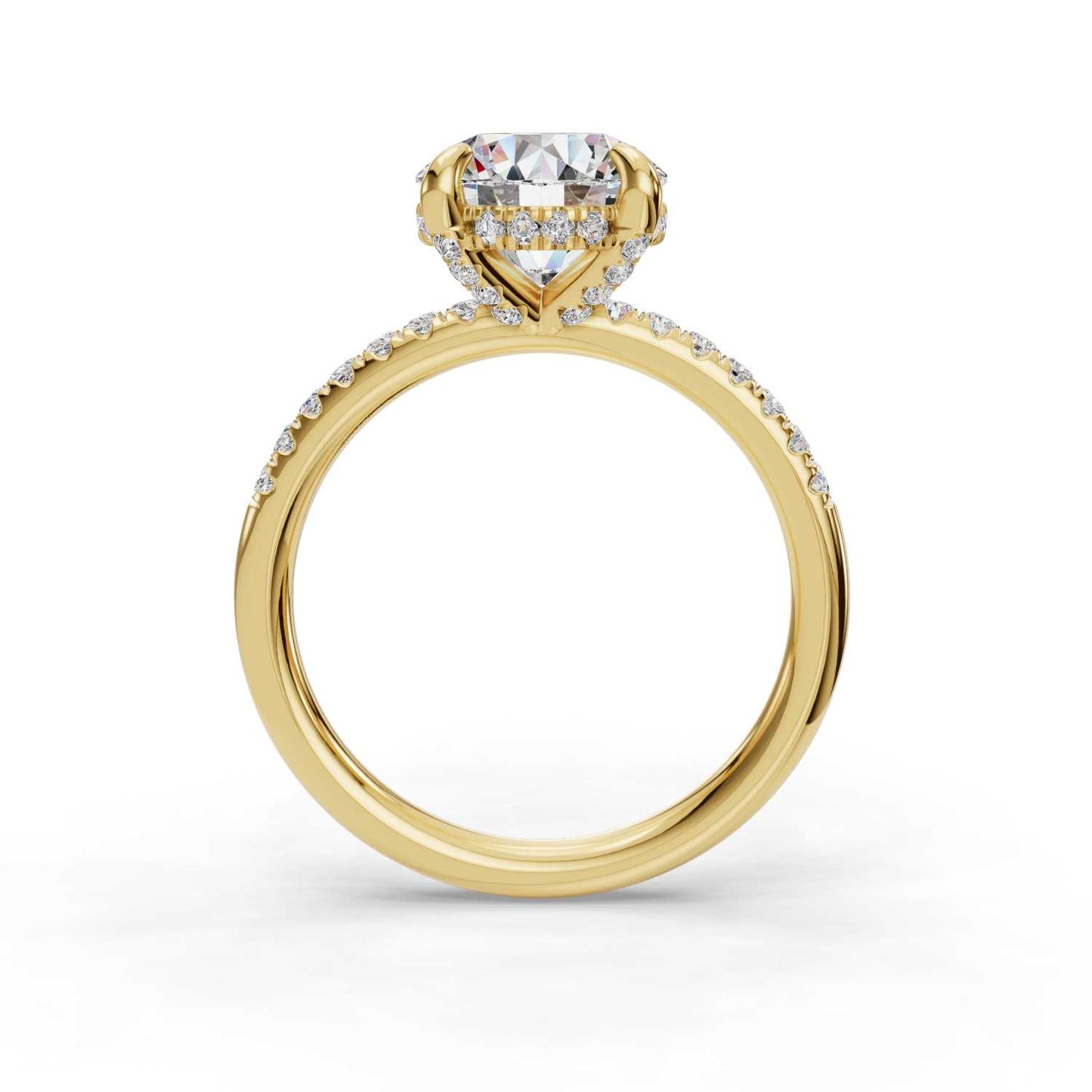 Omnia Engagement Ring-Round