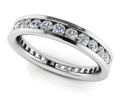 Devoted Channel Set Diamond Eternity Ring