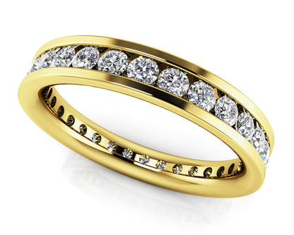 Devoted Channel Set Diamond Eternity Ring