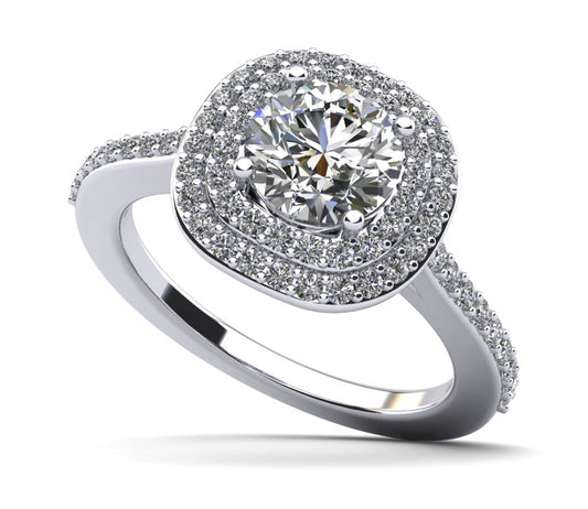 Effervescent Diamond Engagement Ring