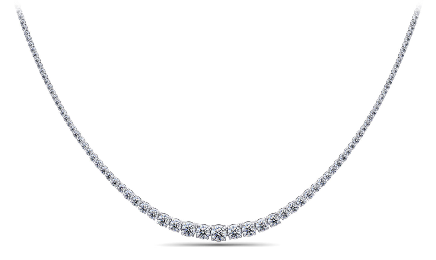 Classic Graduated Strand Of Diamonds