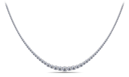 Classic Graduated Strand Of Diamonds