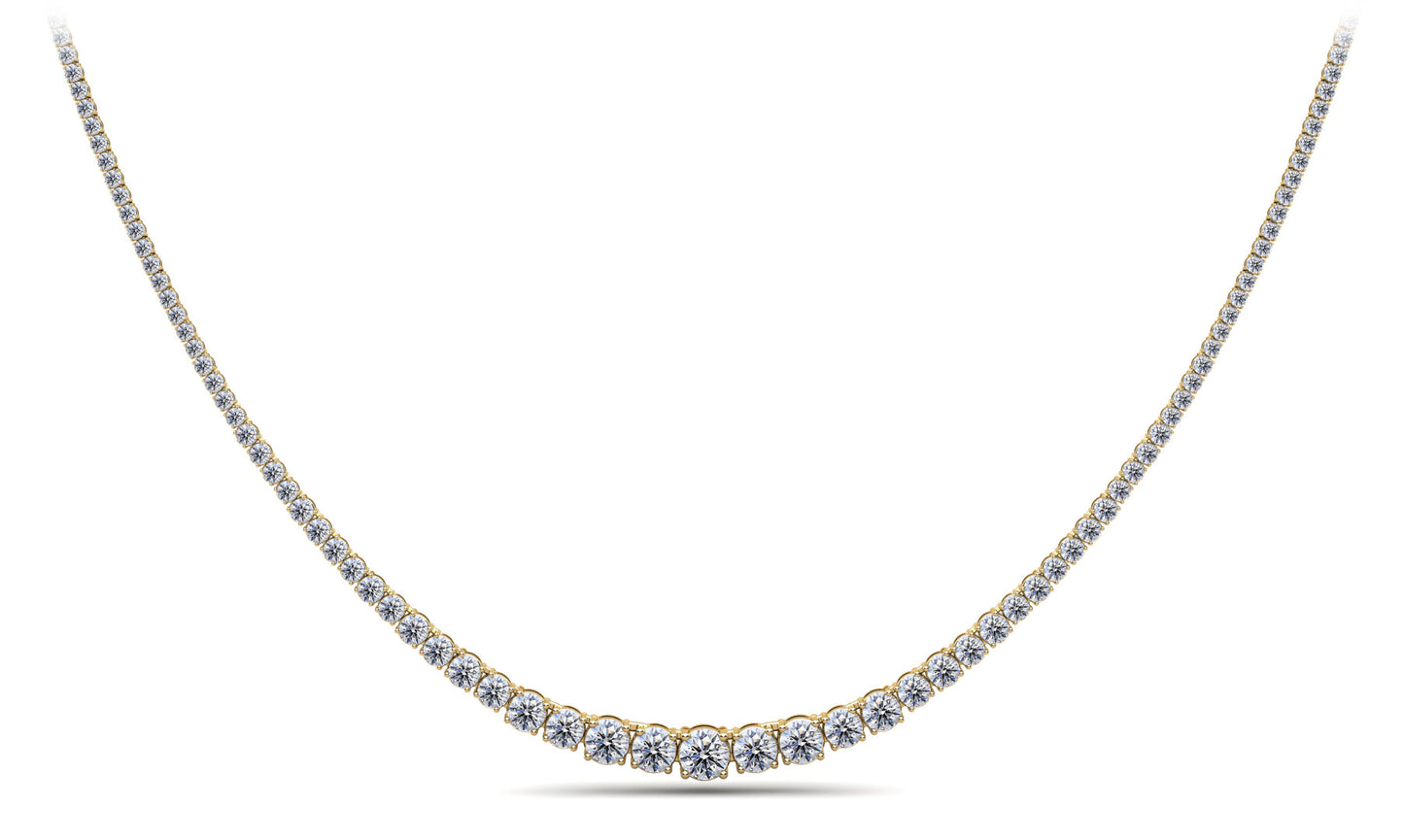 Classic Graduated Strand Of Diamonds