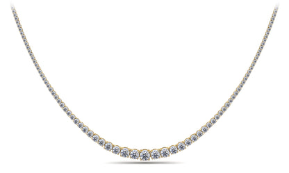 Classic Graduated Strand Of Diamonds