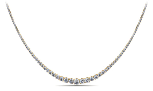 Classic Graduated Strand Of Diamonds