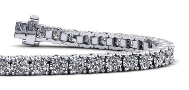 Diamond Crown Tennis Bracelet