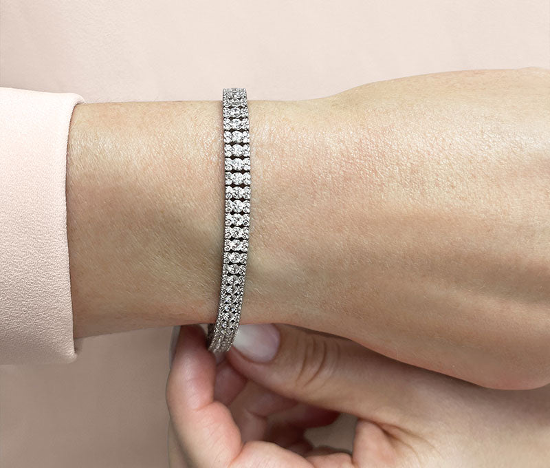 Radiant Diamond Tennis Bracelet