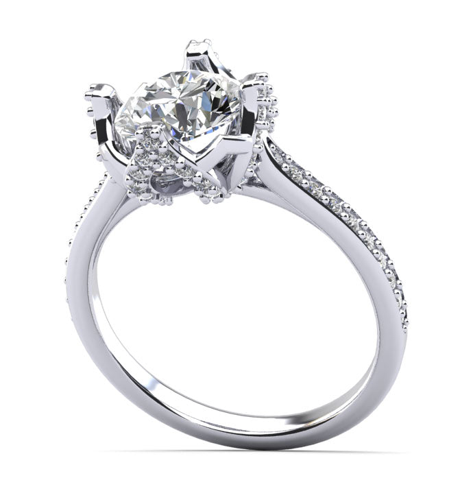 Royal Crown Diamond Ring