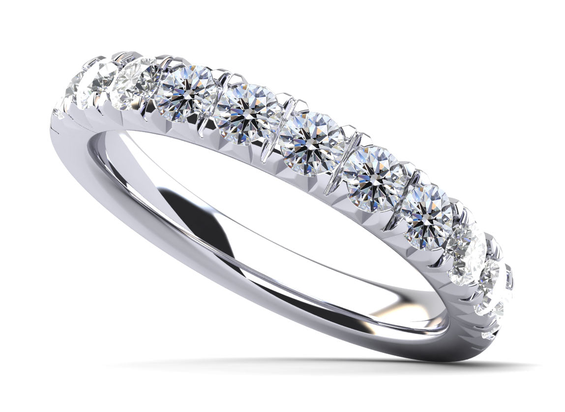 Crown Set Diamond Anniversary Ring