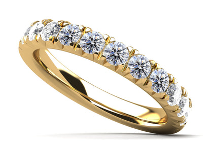 Crown Set Diamond Anniversary Ring