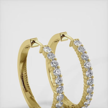 Must Have Diamond Hoop Earrings