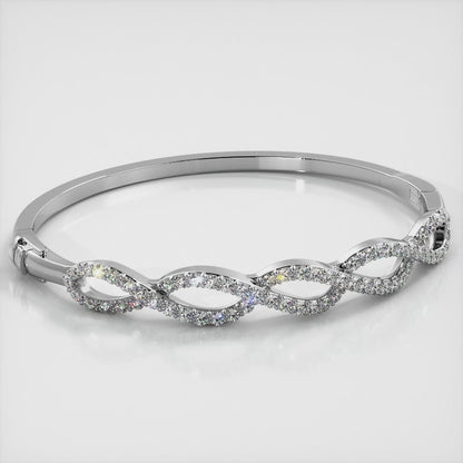 Diamond Woven Rope Bangle