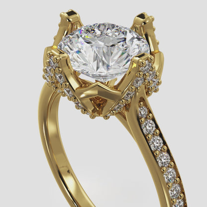 Royal Crown Diamond Ring