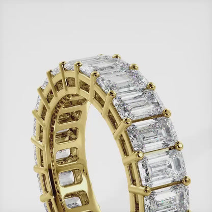 Emerald Cut Classic Diamond Eternity Ring