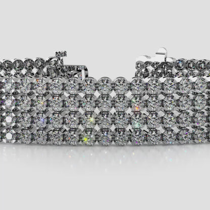 Four Row Diamond Bracelet