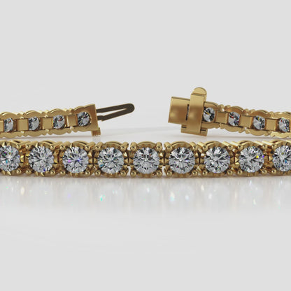 Diamond Crown Tennis Bracelet