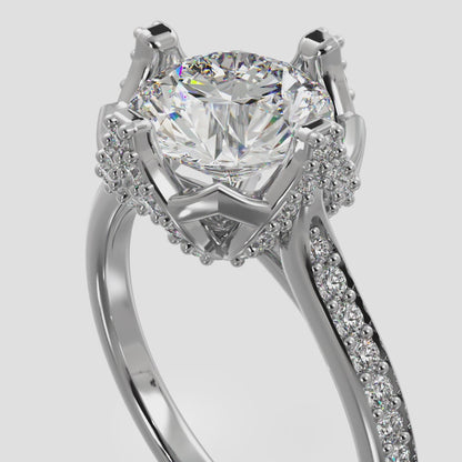 Royal Crown Diamond Ring