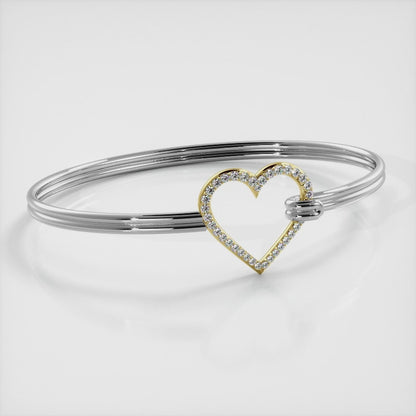 The Sparkling Heart Unity Bracelet
