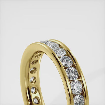 Devoted Channel Set Diamond Eternity Ring