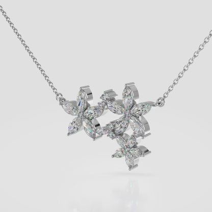 Multi Sized Marquise Diamond Pendant