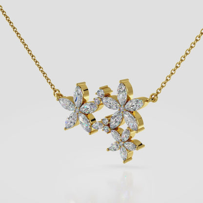 Multi Sized Marquise Diamond Pendant