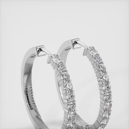 Must Have Diamond Hoop Earrings