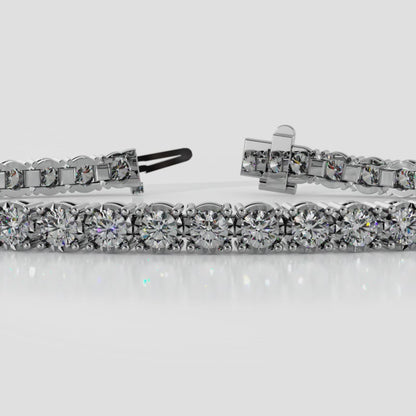 Diamond Crown Tennis Bracelet